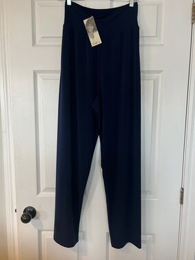 NWT - Kim & Co Navy Straight-Leg Pants - Women's